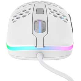 Cherry MSM M42 Xtrfy Ratón gaming RGB con cable, blanco