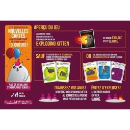 Asmodee ASM1722011195706 Exploding Kittens: Festive Edition Juego de Fiesta Para Adultos 15 Minutos