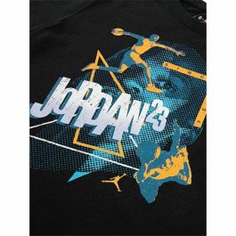 Camiseta de Manga Corta Infantil Jordan Jdb Jordan 3Peat Ss Negro