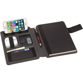 Carpeta Portafolios Carchivo Venture Din A5 Con Cuaderno Y Soporte Smartphone Color Gris