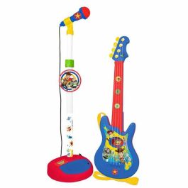 Guitarra y microfono de pie toy story con amplificador (altura regulable) Precio: 36.49999969. SKU: B18HMWSJSC