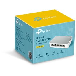 TP-Link TL-SG1005D Switch de Escritorio 5 Puertos Gigabit Ethernet (10/100/1000Mbps), con Ahorro de Energía, Plug & Play y Diseño Silencioso