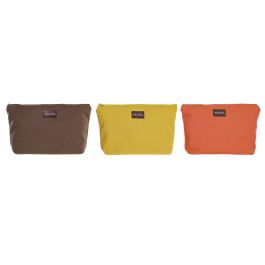 Neceser Loft DKD Home Decor Marron Naranja 8 x 20 x 33 cm (12 Unidades)