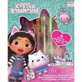 Blister cuaderno + 6 boligrafos gel La Casa de Muñecas de Gabby Precio: 9.68999944. SKU: B1K8XC796R