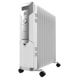 Cecotec 05884 Radiador de aceite eléctrico 2500 W Blanco, 11 módulos, Calienta hasta 25 m², termostato regulable y ruedas Precio: 99.6900003. SKU: V1707704