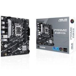 ASUS PRIME B760M-R D4 Placa Base micro ATX Intel B760 LGA 1700, Compatible con Intel Core i9/i7/i5/i3, DDR4, 90MB1HA0-M0EAY0 ASUS PRIME B760M-R D4 Placa Base micro ATX Intel B760 LGA 1700, Compatible con Intel Core i9/i7/i5/i3, DDR4, 90MB1HA0-M0EAY0