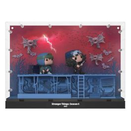 Funko 70257 Pop! Deluxe Pack 2 Eddie y Dustin Stranger Things Escena Coleccionable Vinilo 9cm