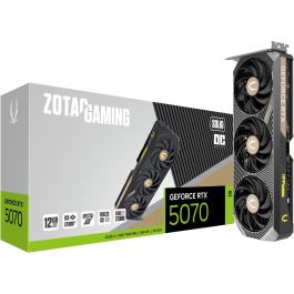Zotac GAMING GeForce RTX 5070 SOLID OC 12GB GDDR7 Tarjeta Gráfica NVIDIA PCI Express 5.0 con 3 Ventiladores y Enfriamiento Activo