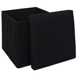 Caja-Puf Plegable Atom Negro Home Deco Factory Precio: 18.49999976. SKU: B1KDPQBART