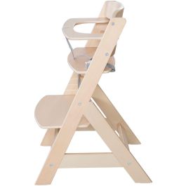 Roba ROB4005317341460 Trona Convertible LIV UP, Madera Natural, de 6 Meses a 70 kg, con Organizador