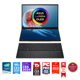 ASUS Zenbook OLED UX8406MA-PZ271W - Ordenador Portátil 14" 3K 120Hz (Intel Core Ultra 9 185H, 32GB RAM, 2TB SSD, Arc Graphics, Windows 11 Home) Gris Tintero - Teclado QWERTY español