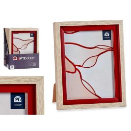 Portafoto Natural Borde Rojo 15x20 cm - Giftdecor (24 Unidades) Precio: 76.4999994. SKU: S3609086