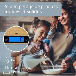 Ade Báscula de cocina digital RAMONA Bambú 23 x 18 x 2 cm ADE4260075857824