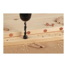 Wolfcraft 2751000 Topes de Profundidad para Brocas de Madera, 3 Piezas (Ø 6, 8, 10 mm), Para Limitar Perforación