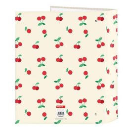 Carpeta de anillas Safta Cherry Beige A4 27 x 33 x 6 cm Carpeta de anillas Safta Cherry Beige A4 27 x 33 x 6 cm