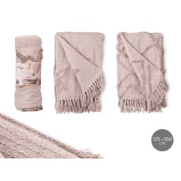 Multiuso Bordado Gris 125 X 150 Cm Surtidos Giftdecor (9 Unidades)
