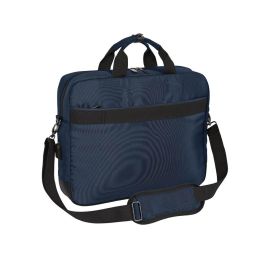 Cartera Escolar Safta Business Black-Blue-Grey Maletin Ordenador 15,6-' 410x90x330 mm