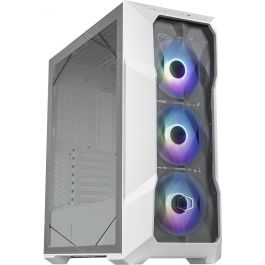 Cooler Master Caja MasterBox TD500 Mesh V2 Blanca con Ventiladores ARGB, Panel Frontal FineMesh y USB 3.2 Gen 2 Tipo C - TD500V2-WGNN-S00
