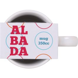 Inde Mug Albada 350 cc - Taza de cerámica 8 cm Ancho x 9,4 cm Alto x 12 cm Largo (48 Unidades)