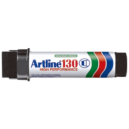 Artline Rotulador PosterMarker EK-130 Negro Tinta Permanente Trazo 30mm Recargable