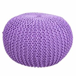 Puff Alexandra House Living Violeta Poliestireno 45 x 30 x 45 cm