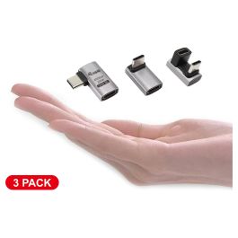EQUIP Adaptador USB 4.0 a USB-C 40Gbps 240W PD (3 Unidades) Gris