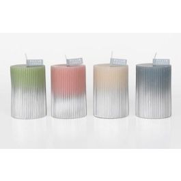 DKD Home Decor Vela de Cera Bicolor Difuminado 7x7x10 cm - Pack 12 Unidades Surtidas, 329 gr/unidad Precio: 49.50000011. SKU: B13TDXBXEB