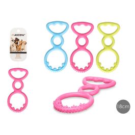 Mordedor de silicona Mascow 18 cm, surtido colores azul, rosa, verde (24 Unidades) Precio: 21.6900002. SKU: B12CPFJQMF