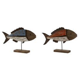 Figura Antique DKD Home Decor Azul Rojo 8 x 22 x 50 cm Set de 2 (2 Unidades) Precio: 67.99000043. SKU: B1DBSENH5V