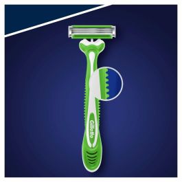 Gillette Sensor3 Sensitive Maquinilla de Afeitar Desechable Hombre – 3 Hojas, Banda Lubricante ComfortGel, Mango Antideslizante, 5 Unidades