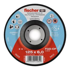 Fischer Disco fgd-cp Ø125x6x22,23 carbon desbaste 512518, Acero inoxidable