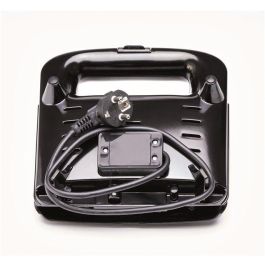 Ariete Sandwichera Negra Compacta con Placa Grill Antiadherente 21.5x12cm, Ideal para Sándwiches, Hotdogs y Más Ariete Sandwichera Negra Compacta con Placa Grill Antiadherente 21.5x12cm, Ideal para Sándwiches, Hotdogs y Más
