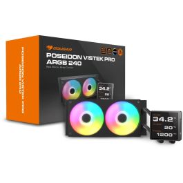 Cougar Refrigeración Líquida Poseidon Vistek Pro 240 ARGB Negra para CPU