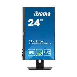 iiyama XUB2463HSU-B1 Prolite Monitor 24" (60.5cm) FHD IPS 1920x1080 100Hz 3ms HDMI DP USB Pivot Negro
