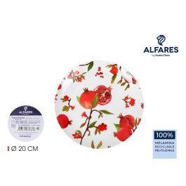 Alfares Plato de Postre o Tapa 20 cm, Colección Granadas, Vidriado Miel/Brillante, Cerámica (24 Unidades) Precio: 29.88999959. SKU: B1KHZAKD7G