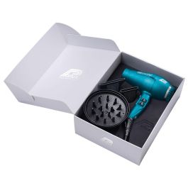 Parlux DIGITALYON AZUL LOTE 4 pz Set Peluquería Secador Profesional 2400W Motor Digital Ionico Eco-Friendly