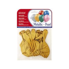 Globo 100% Latex Biodegradable Metalizado Oro Bolsa De 15 Unidades Precio: 1.8149993829. SKU: B13A57HGM5