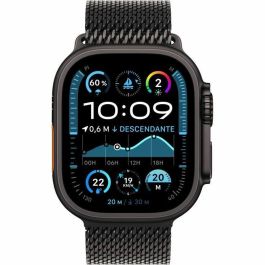 Apple Watch Ultra 2 GPS + Cellular 49 mm Caja Titanio Negro Correa Milanese Loop Titanio Negro Talla L