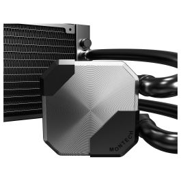 Montech HyperFlow Silent 360 Sistema de Refrigeración Líquida Todo en Uno Negro 3 Ventiladores 12 cm
