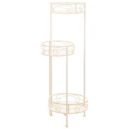 Soporte para Maceta Alexandra House Living Blanco Metal Hierro 25 x 158 x 40 cm Precio: 56.50000015. SKU: B1FSTCXEDZ