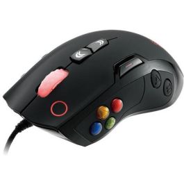 Thermaltake VOLOS Black - Ratón Gaming Óptico Ergonómico USB con Cable para eSports