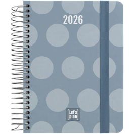 Agenda Anual (2026) Grafoplas Design Espiral Tapa Extra Con Goma A6 150X120 S/V Dots Precio: 11.49999972. SKU: B18X8RR85X