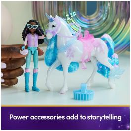 Spinmaster SPI6072675 Figuras Layla + Glaciar Unicorn School - 5 Accesorios Incluidos - A partir de 4 Años