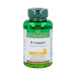 Nature's Bounty B-COMPLEX Cápsulas Recubiertas 100 unidades, Alto contenido Vitamina B12 para Energía y Rendimiento Mental Precio: 10.5000005. SKU: B1AVGQVKLD
