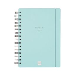 Finocam Agenda Haiku Espiral 16 Meses E10 Svh, Tapa Dura Azul, 2025-2026, Diseño Sofisticado con Espiral y Goma Elástica Finocam Agenda Haiku Espiral 16 Meses E10 Svh, Tapa Dura Azul, 2025-2026, Diseño Sofisticado con Espiral y Goma Elástica