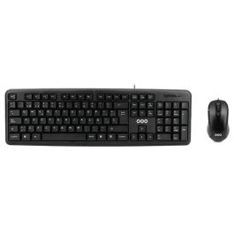 Teclado y Ratón OQO TR001-U Negro Multicolor Qwerty Español Precio: 11.49999972. SKU: B1BNZTMZFM