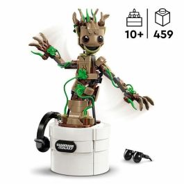 LEGO 76297 Groot Bailarín Marvel Guardianes de la Galaxia Figura Construible con Función de Baile Juguete para Niños