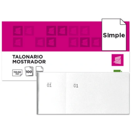 Liderpapel TL09 Talonario Mostrador 50x110 mm Blanco con Matriz 100 Hojas Precio: 8.68999978. SKU: B17GAM463C