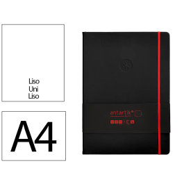 Antartik Cuaderno A4 Tapa Dura Hojas Lisas Negro y Rojo 100 Hojas 80gr FSC Precio: 11.49999972. SKU: B1D7Y3JTM5