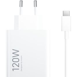 Xiaomi BHR9462EU Cargador de Pared 120W Máx. HyperCharge Combo (Type-A) con Cable USB Tipo-C